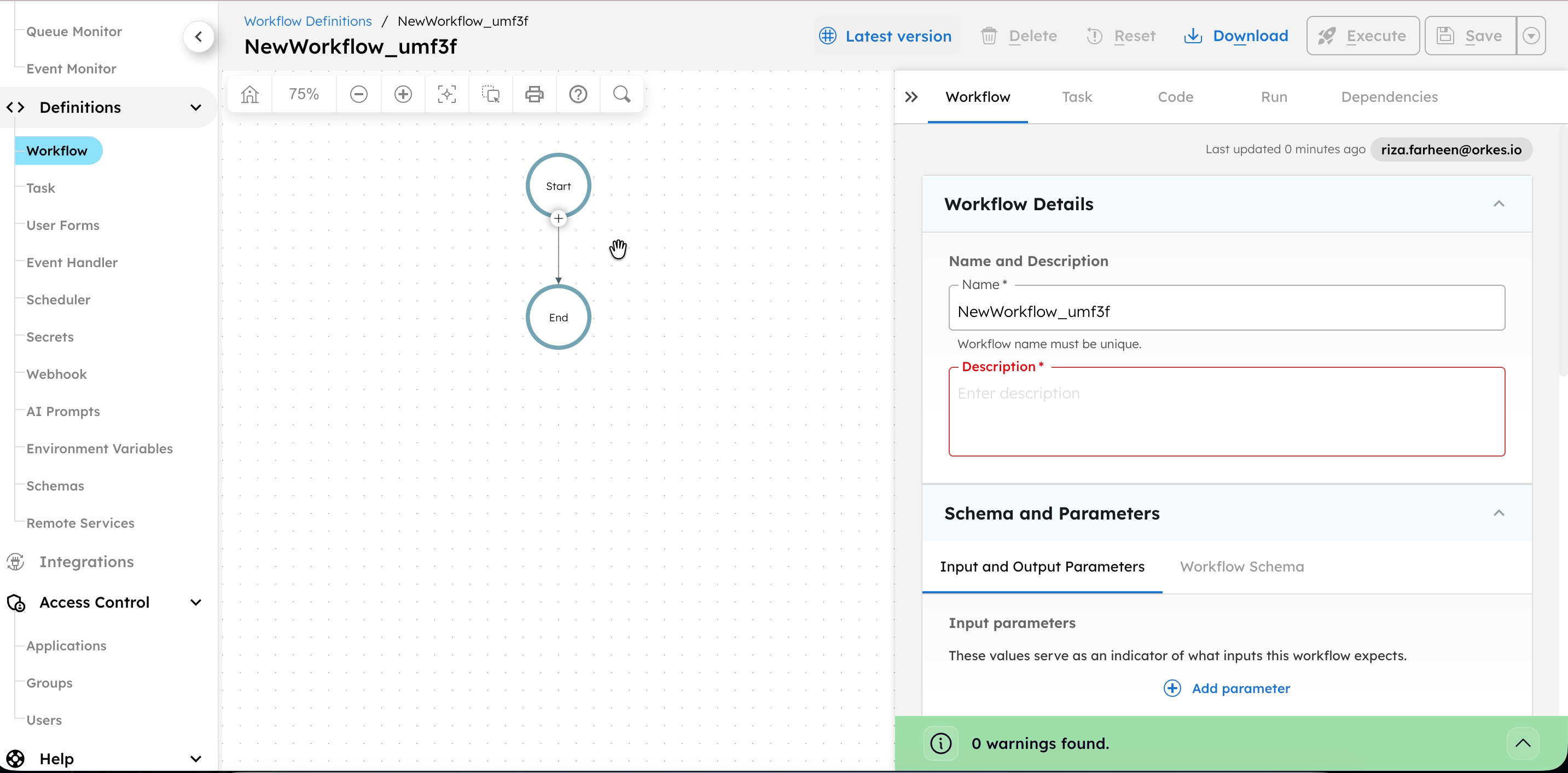 Adding the registered service to an HTTP task