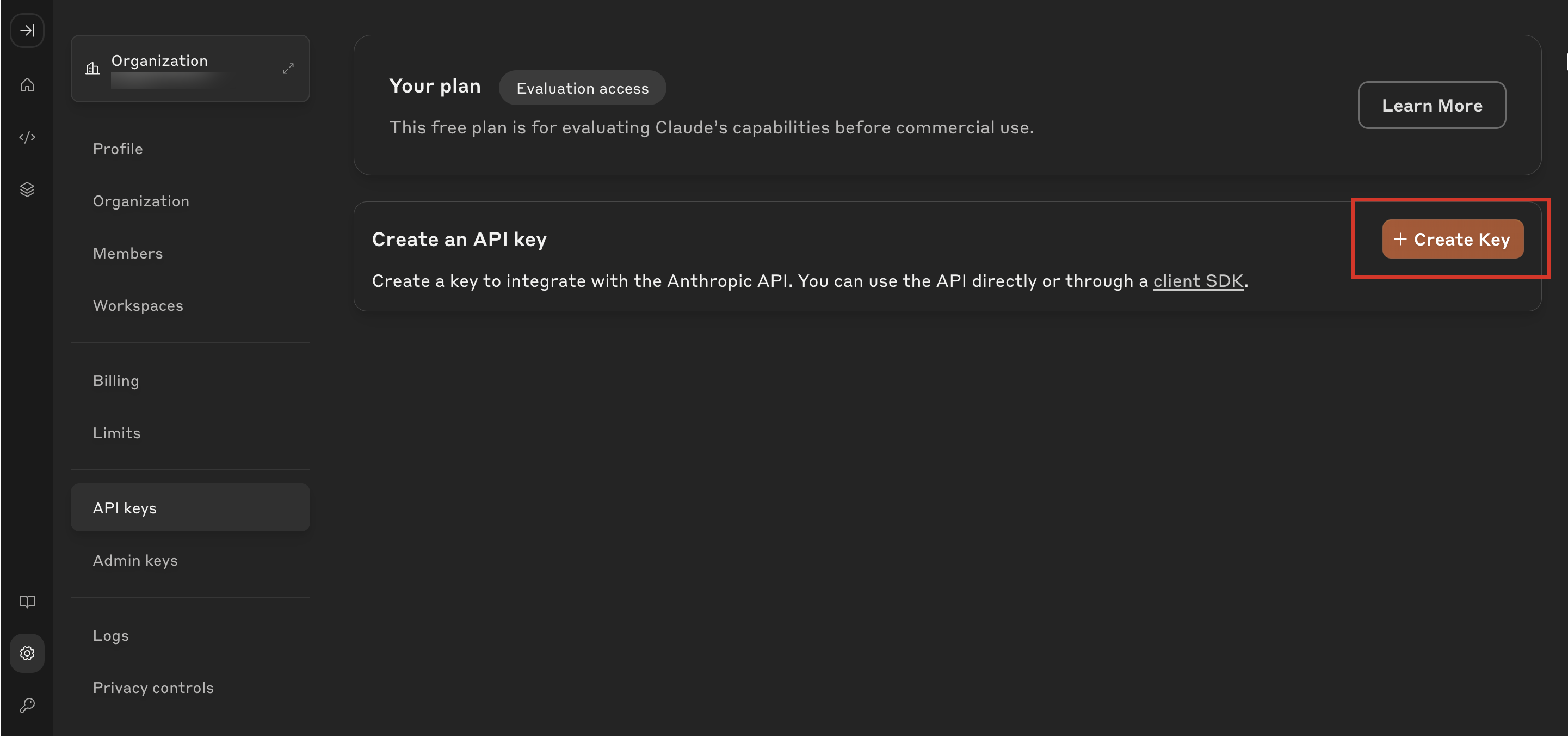 API key from Anthropic Claude