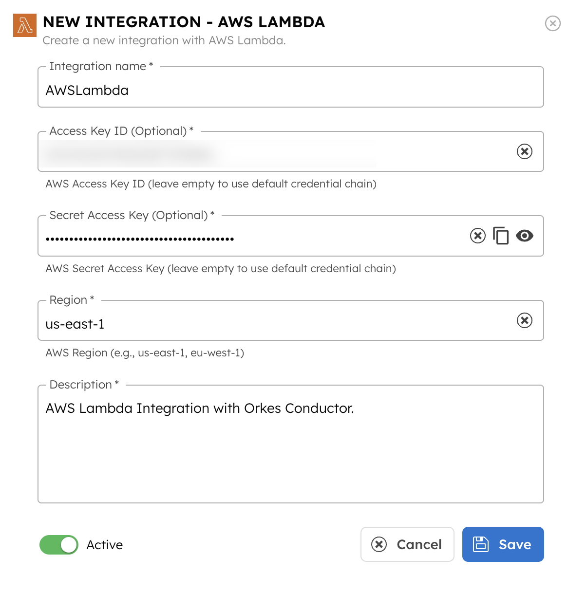 AWS Lambda Integration with Orkes Conductor