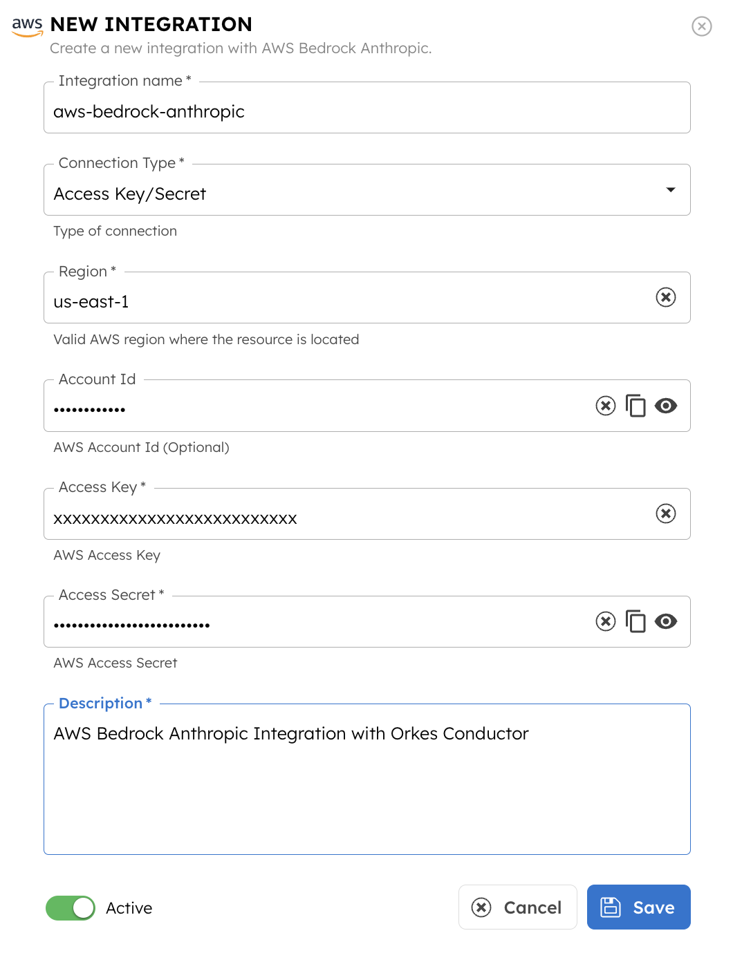 AWS Bedrock Anthropic Integration with Orkes Conductor