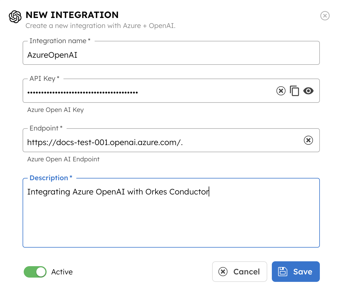 Azure OpenAI Integration with Orkes Conductor