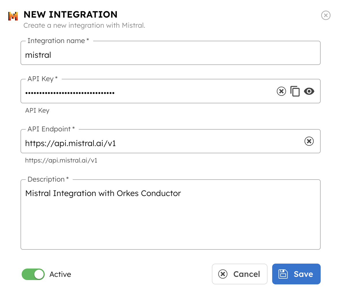 Mistral Integration with Orkes Conductor