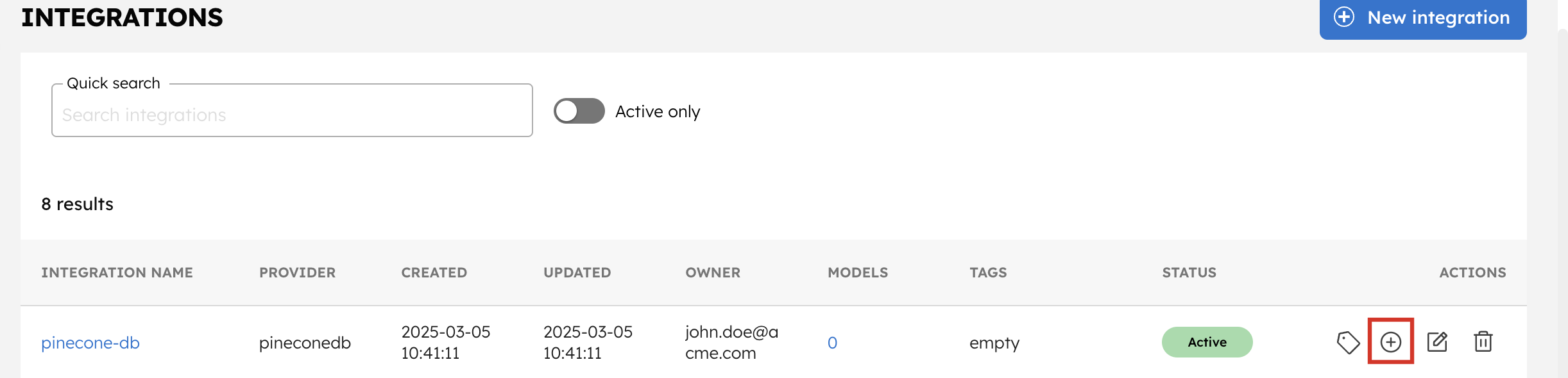 Create Indexes for Pinecone Integration