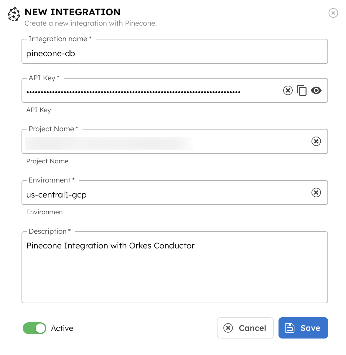 Pinecone Integration with Orkes Conductor
