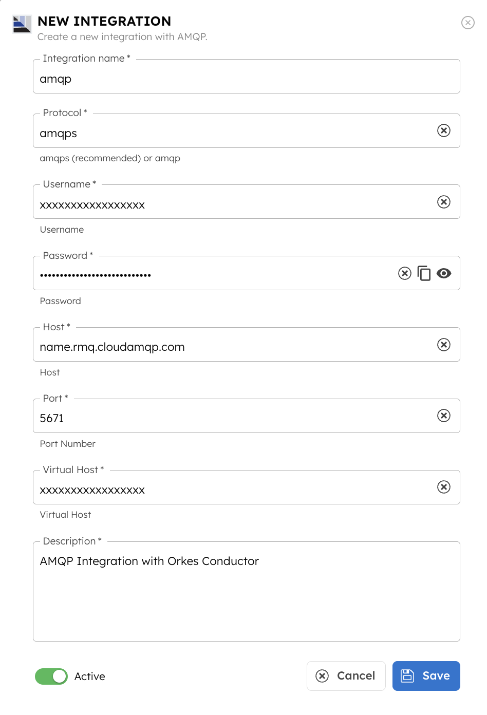AMQP Integration with Orkes Conductor