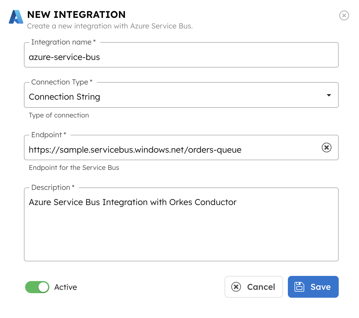Azure Service Bus Integration with Orkes Conductor