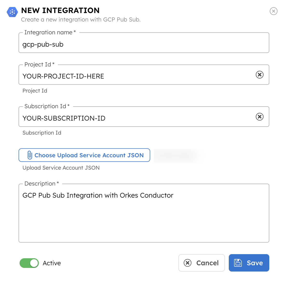 GCP Pub Sub Integration with Orkes Conductor