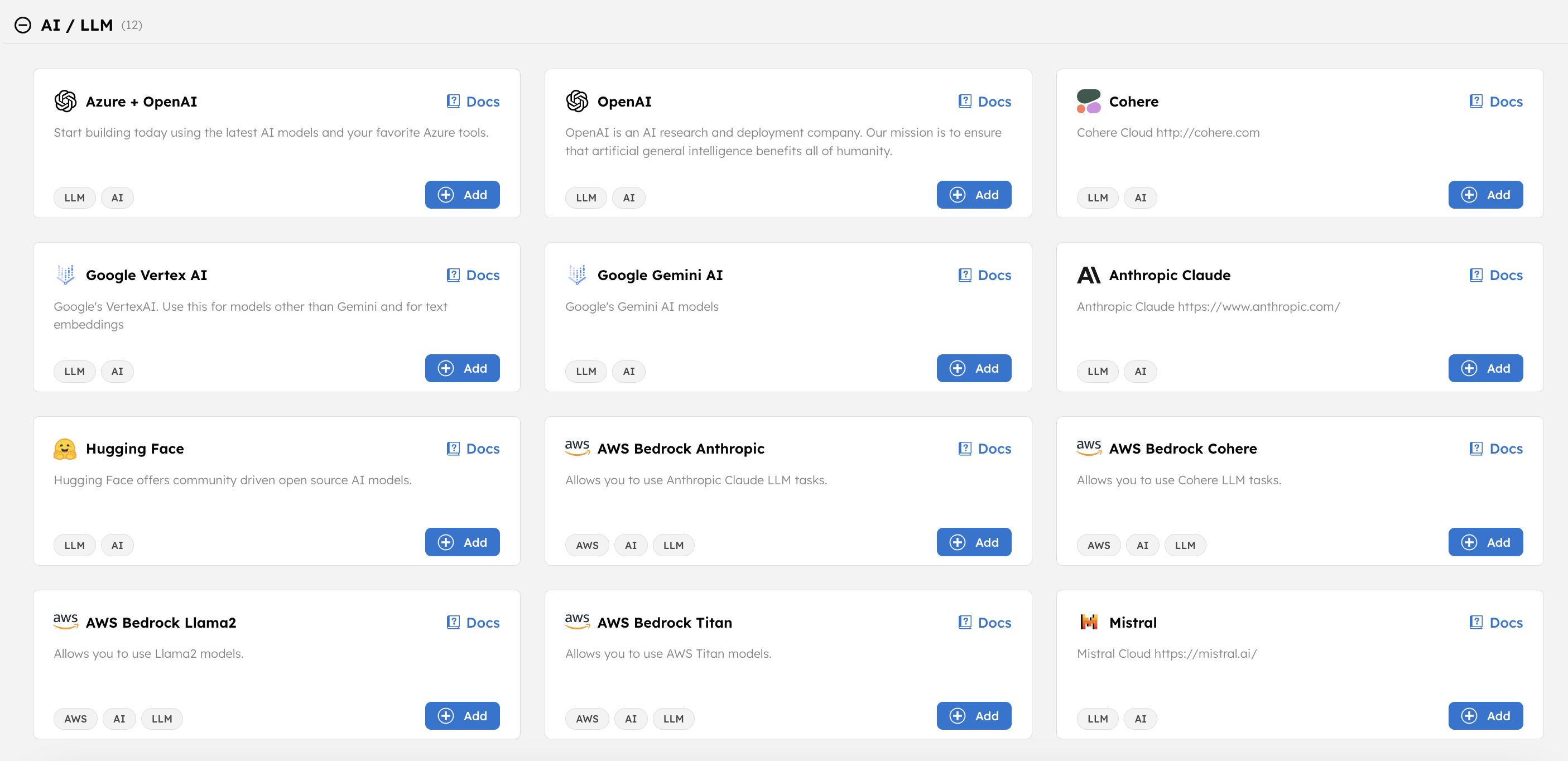 Quickstart - Add Integrations