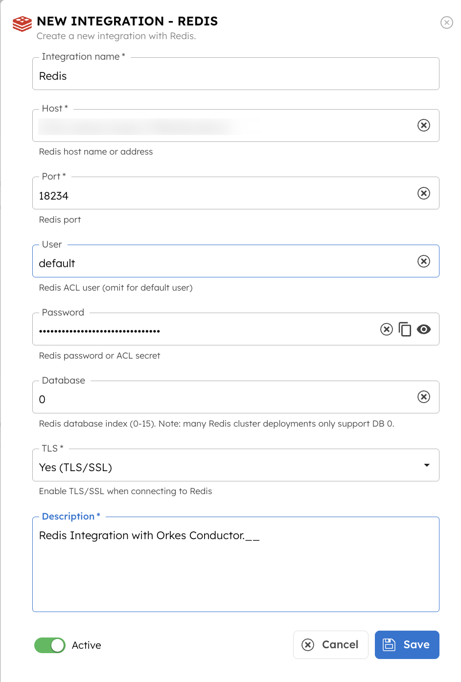 Redis Integration with Orkes Conductor