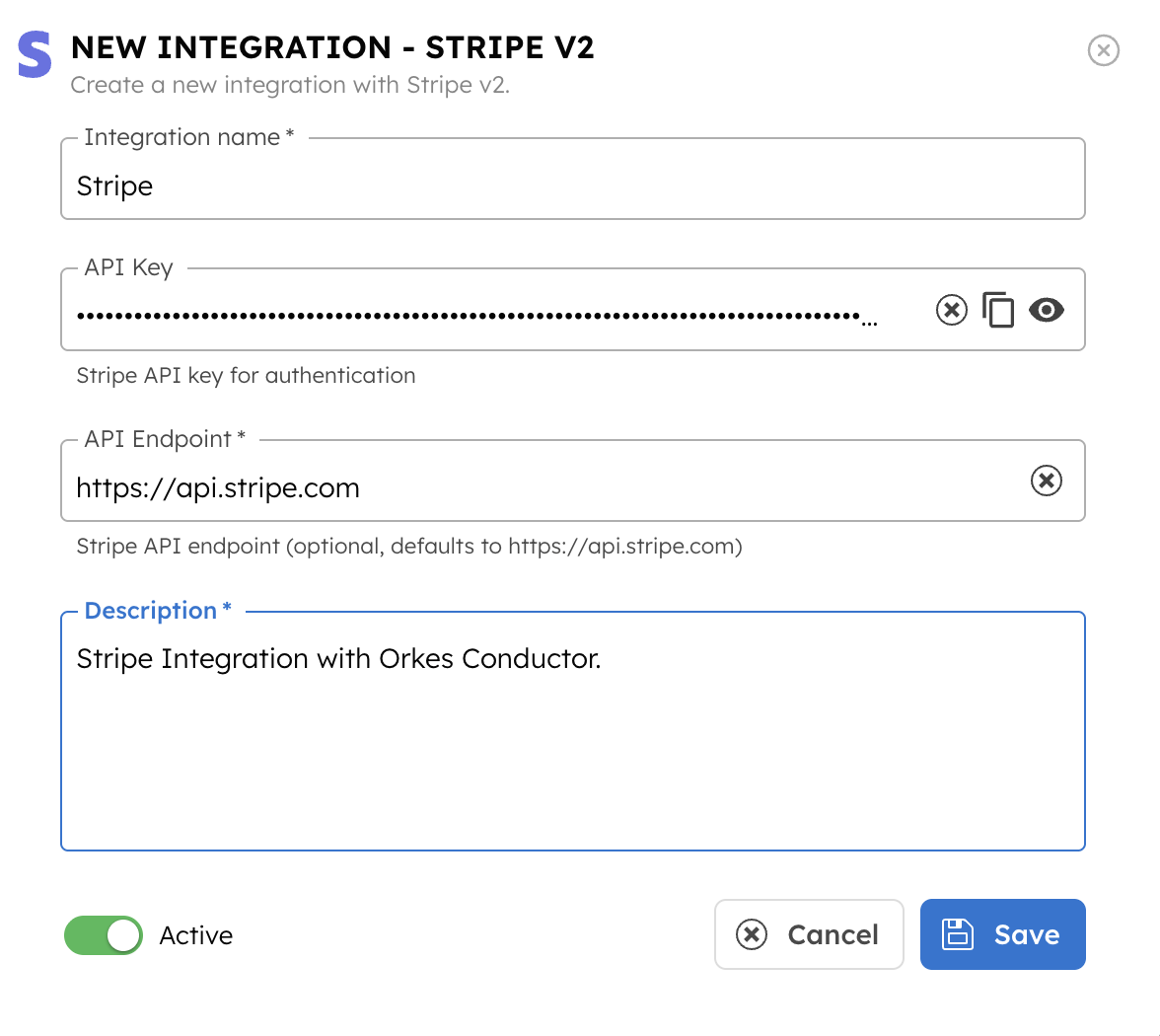 Stripe Integration with Orkes Conductor