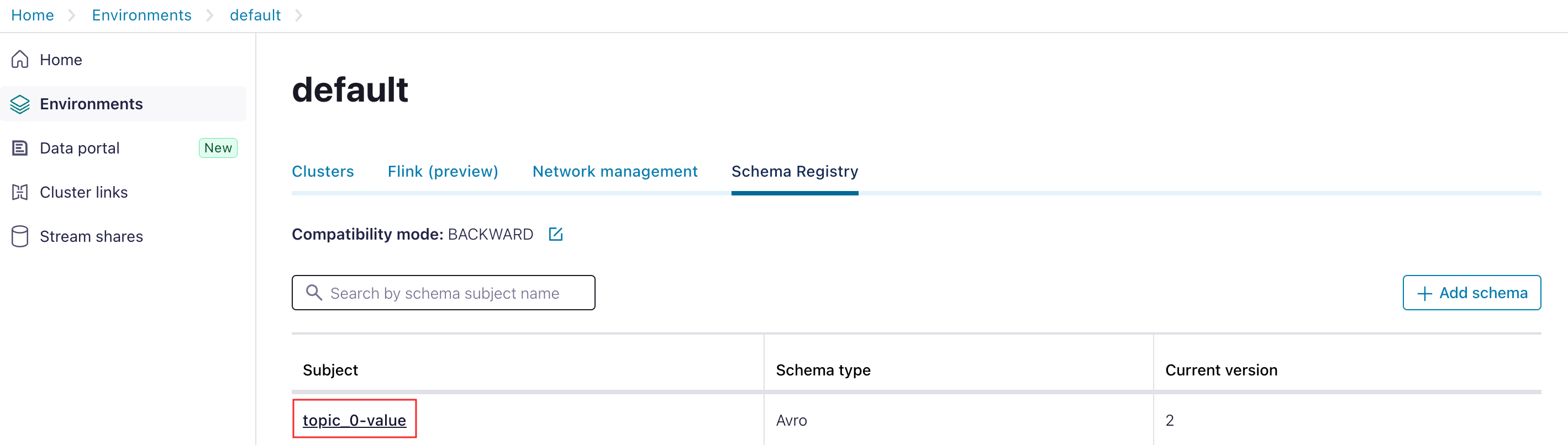 Identifying subject name in Confluent Kafka