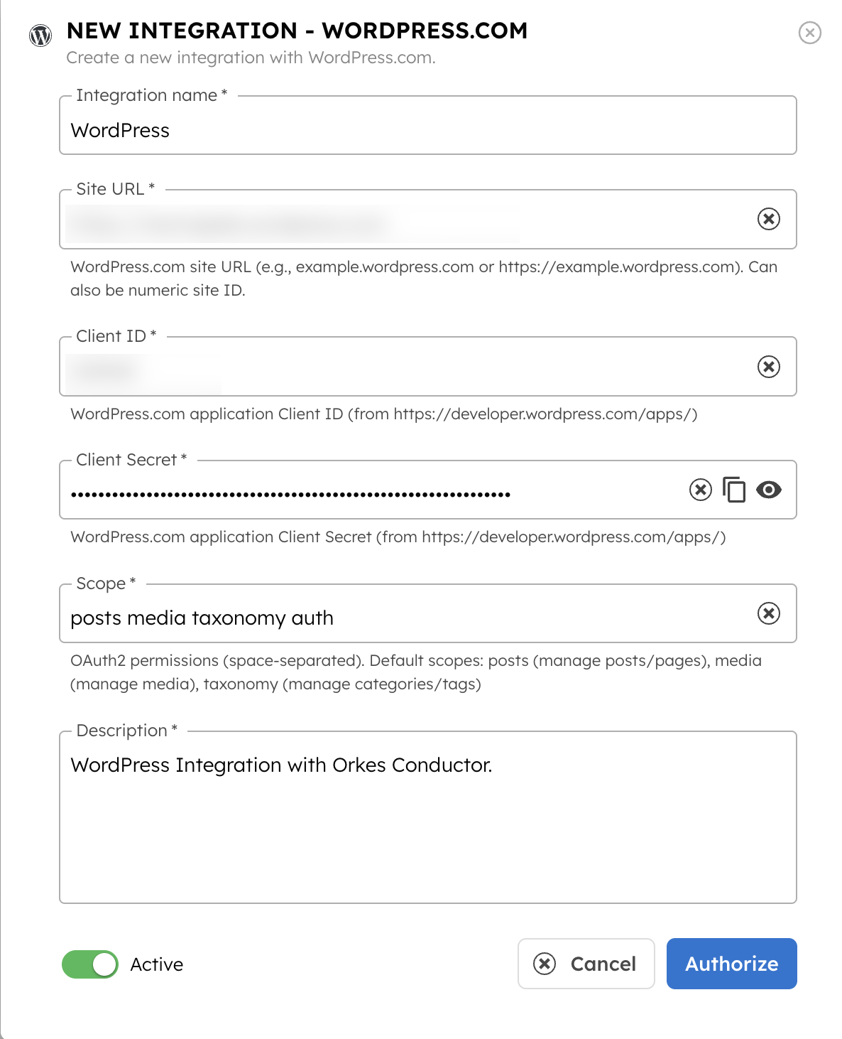 WordPress Integration with Orkes Conductor