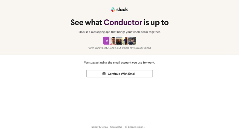 Conductor Slack community