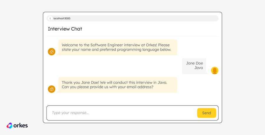 Agentic Interview App in Action